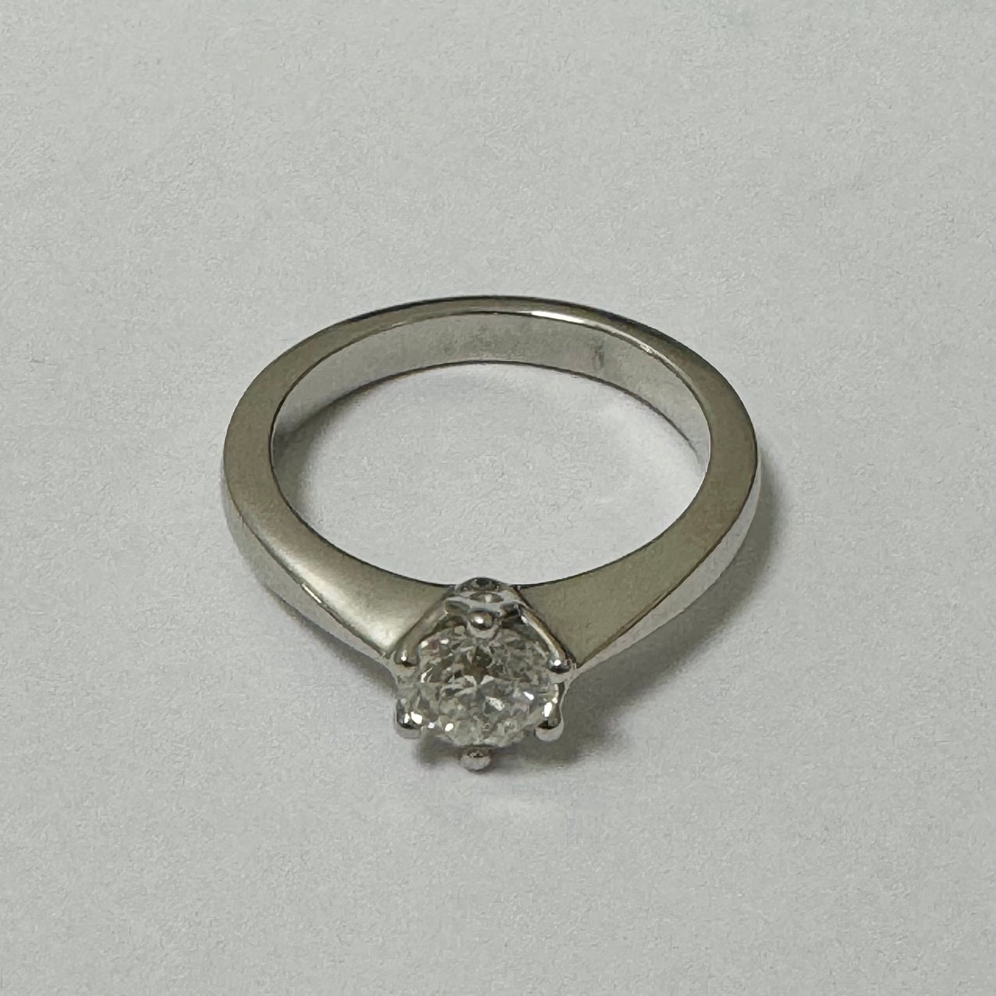 Platinum & Diamond Solitaire Ring 0.70ct - Pre-Loved Ref PLR26