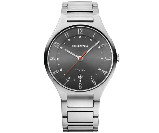 11739-772 Bering Gts Black face with Calender and Sapphire glass Titanium bracelet watch 3 Limited warranty