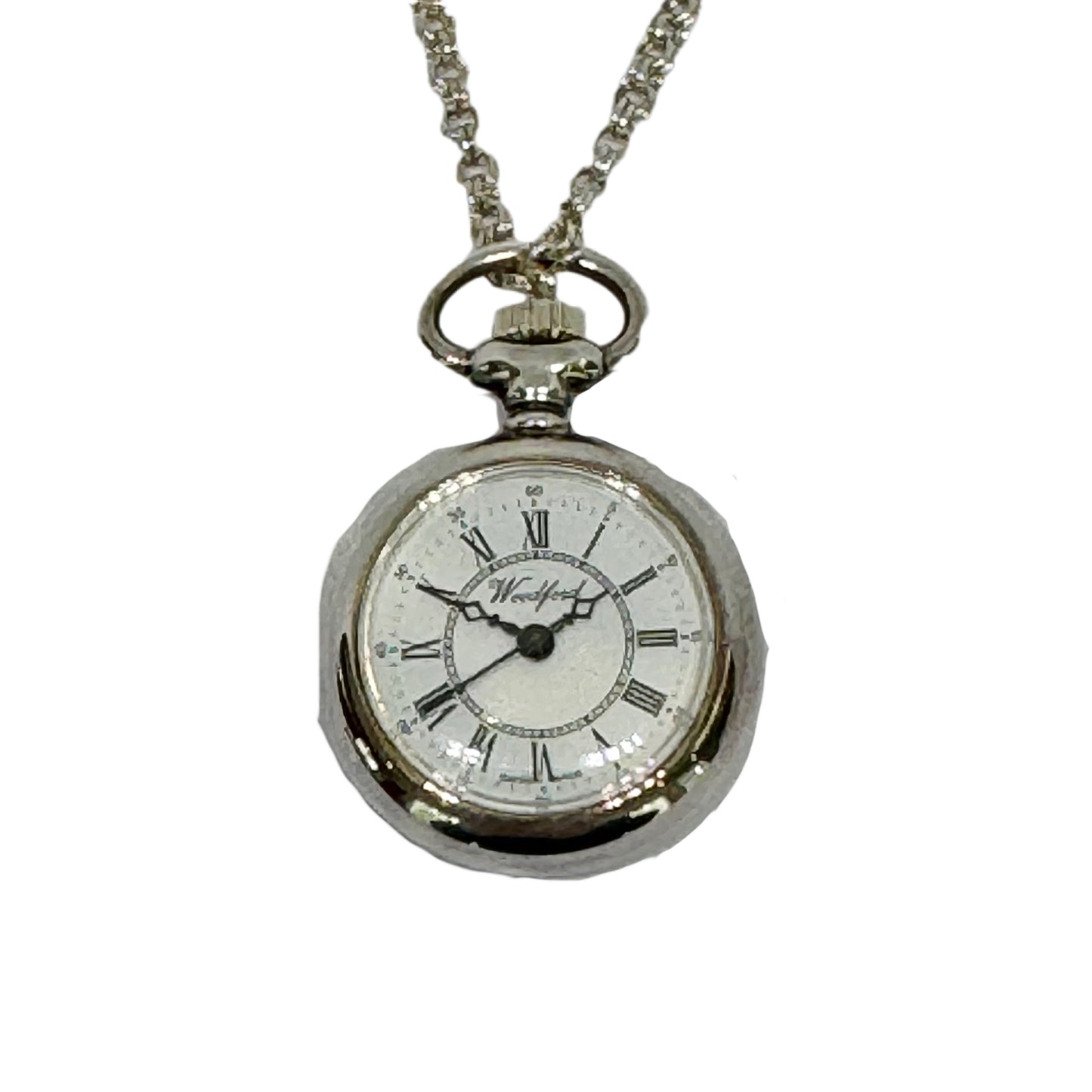 Woodford Silver Pendant Watch