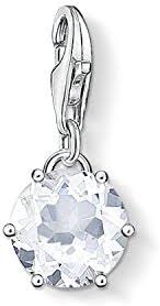 Thomas Sabo Sterling Silver CZ set drop charm 1257