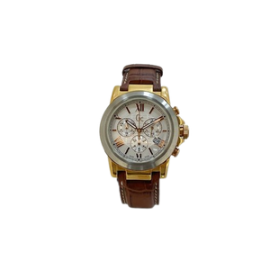 GC Gents Chronograph watch on Brown Leather strap ref I41501G1