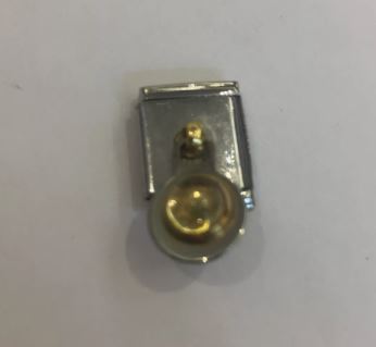 Nomination Big 18K Gold Citrine Set Dangle Pendant Charm 033501/07