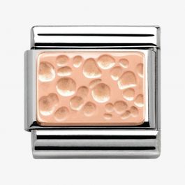 Nomination Classic 9ct Rose Gold Bubbles Charm 430102/04