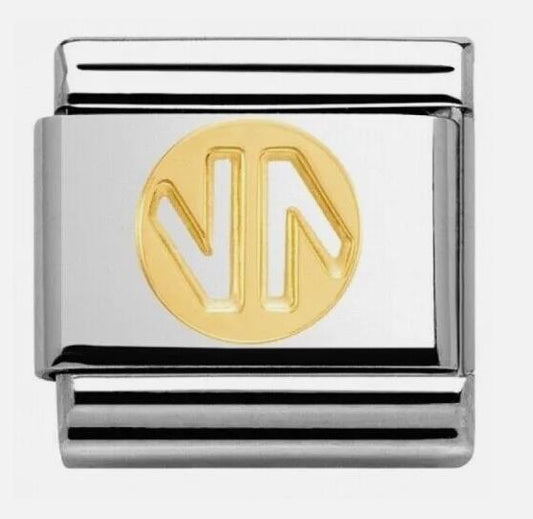 Nomination Classic 18K Gold Nomination Logo Charm 030107/15
