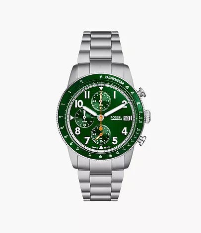 FOSSIL Sport Tourer Chronograph Stainless Steel Watch FS6048