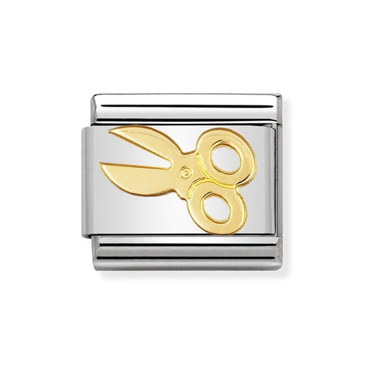 Nomination Classic 18K Gold Scissors Charm 030109/04