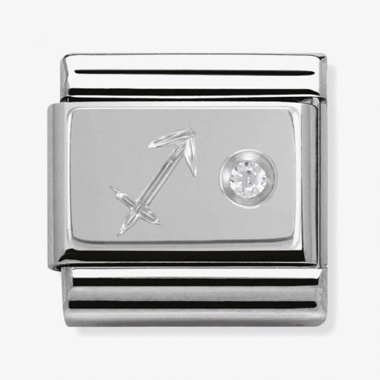 Nomination Classic Silvershine Zodiac Signs CZ Set Charm 330302