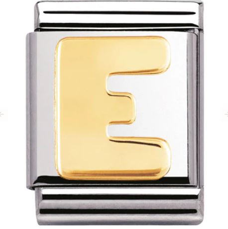 Nomination Big 18K Gold Letter Initial Charm 032101