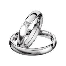 Furrer Jacot 2.5mm White Gold wedding ring size T
