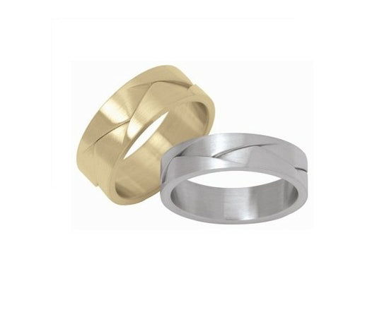 Furrer Jacot 6mm Palladium Patterned Wedding Ring