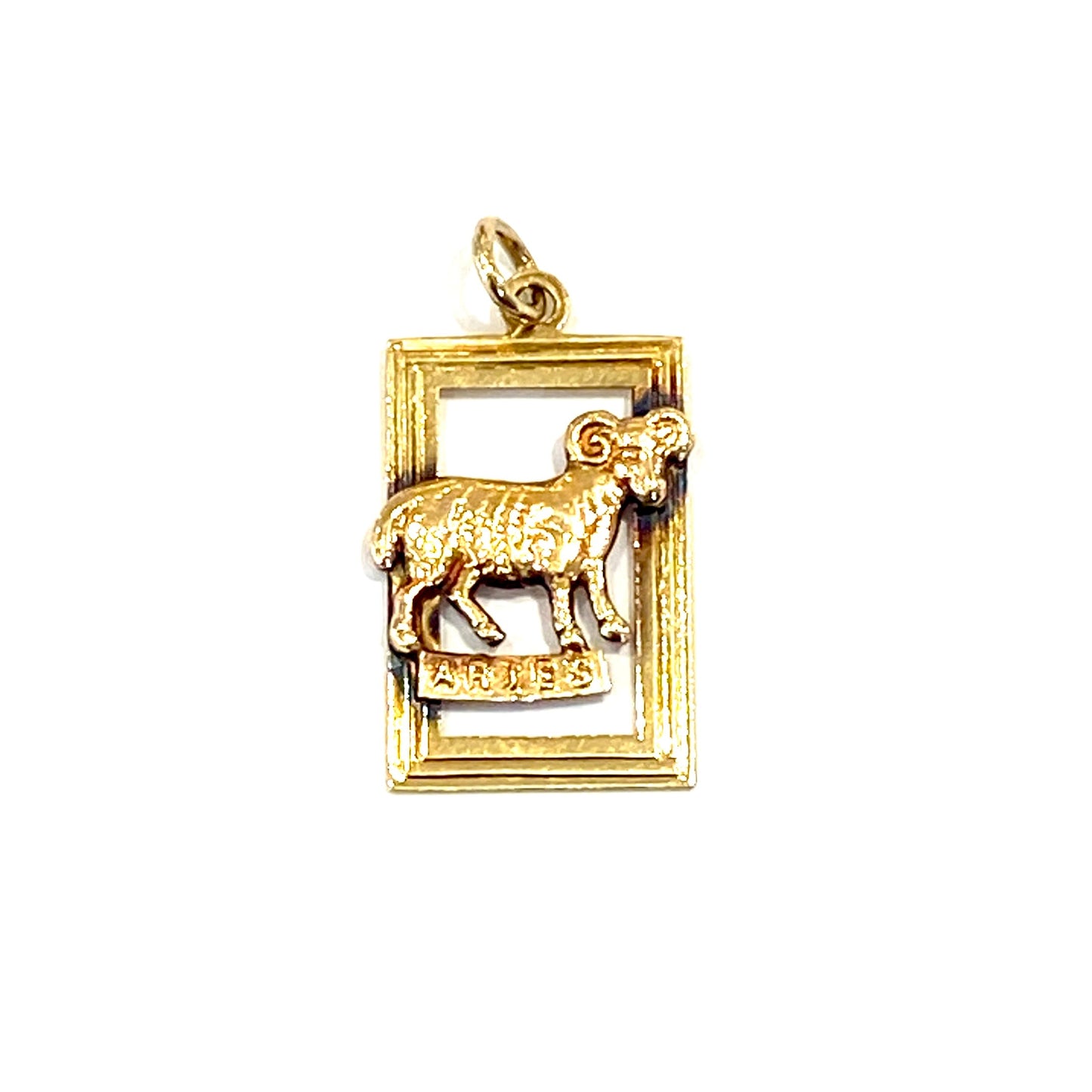 9ct Yellow Gold Aries Charm Pre Loved