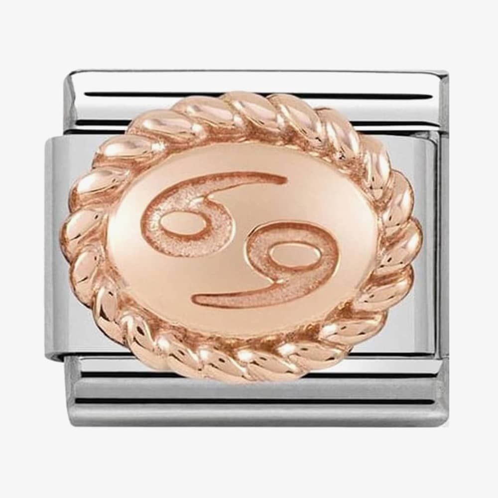 Nomination Classic 9ct Rose Gold Zodiac Sign Charm 430109