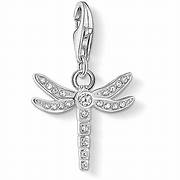 1800 Thomas Sabo Silver CZ set Dragonfly charm £39