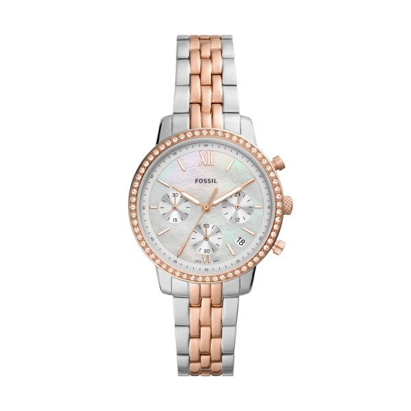 FOSSIL Neutra Chronograph Two-Tone Stainless Steel Bracelet Watch ES5279