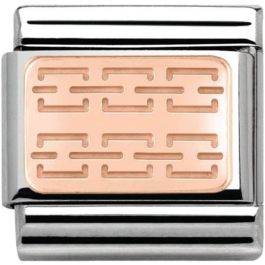 Nomination Classic 9ct Rose Gold Chain Link Charm 430101/06