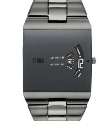 Storm REMI IP ion Matt Grey plated Stainless Steel Bracelet Watch