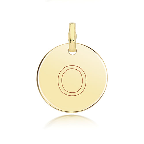 9ct Yellow Gold Initial Pendant