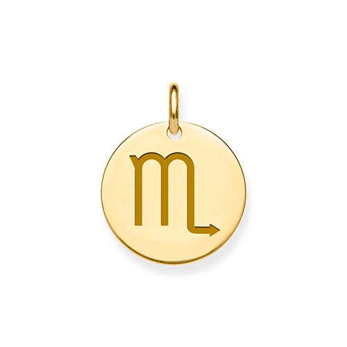 9ct Yellow Gold Zodiac Pendant