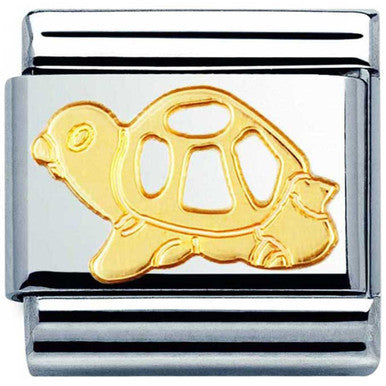 Nomination Classic 18K Gold Animals of Earth Tortoise Charm 030112/17