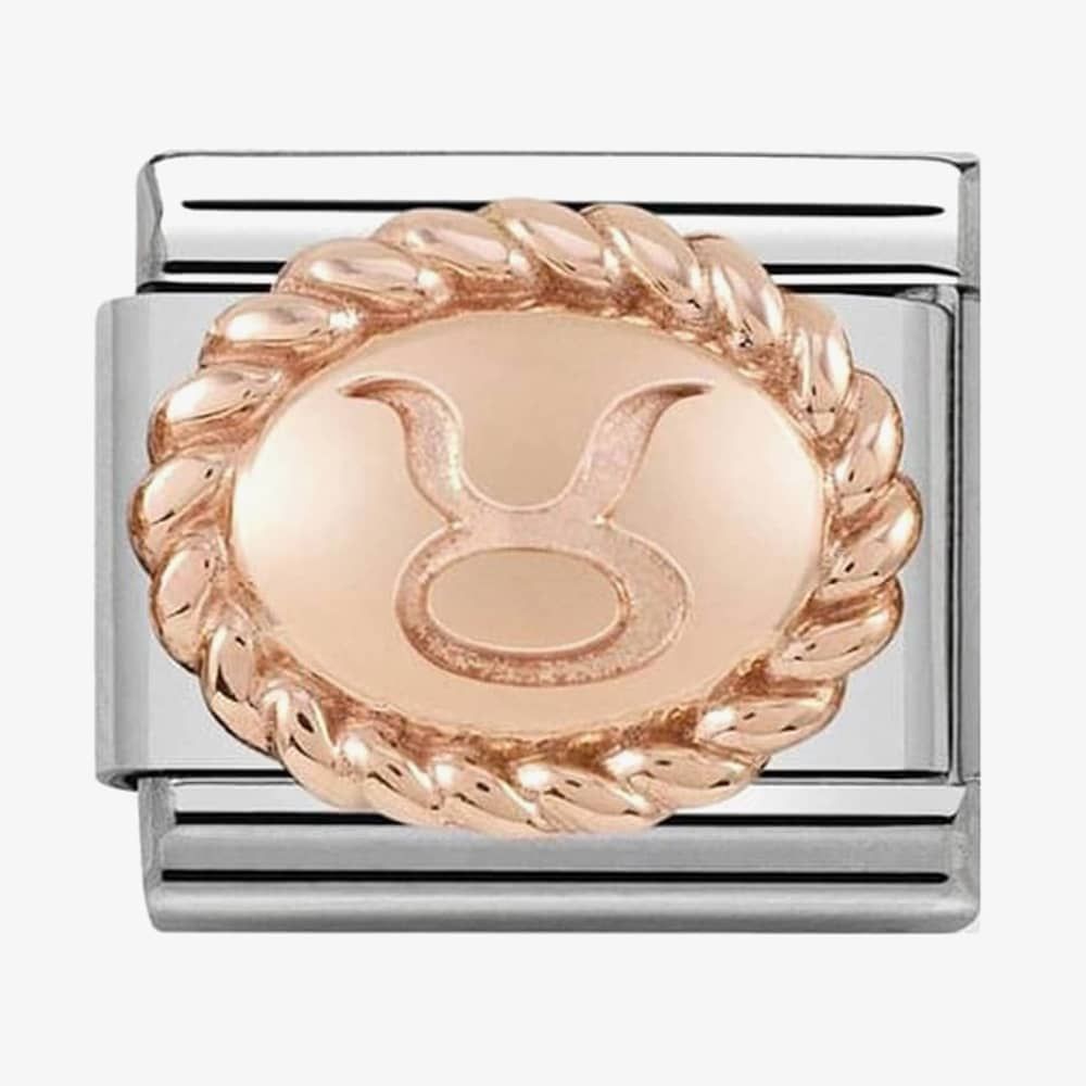 Nomination Classic 9ct Rose Gold Zodiac Sign Charm 430109