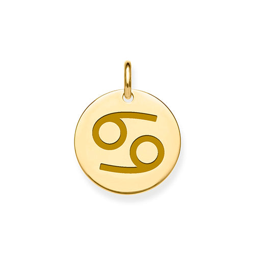 9ct Yellow Gold Zodiac Pendant