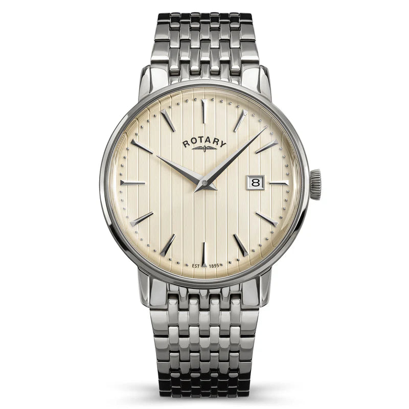 Rotary 1895 Stainless Steel Bracelet Watch