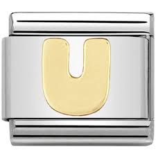 Nomination Classic 18K Gold Letter Initial Charm 030101