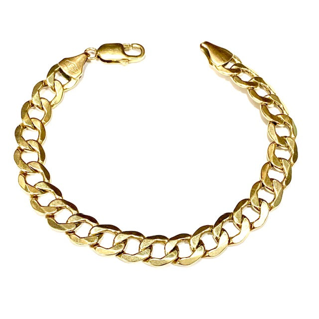 9ct Yellow Gold Curb Bracelet Pre-loved