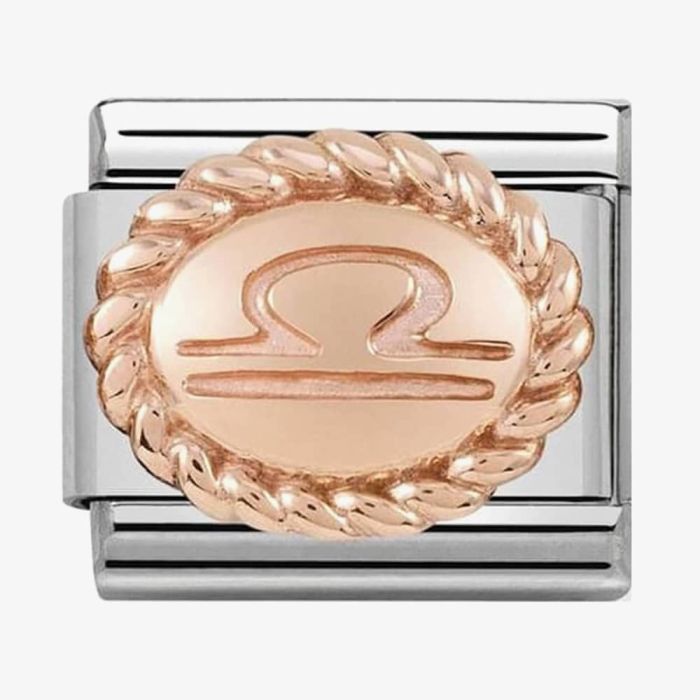 Nomination Classic 9ct Rose Gold Zodiac Sign Charm 430109