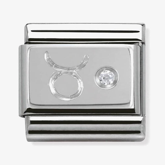 Nomination Classic Silvershine Zodiac Signs CZ Set Charm 330302