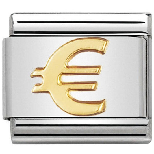 Nomination Classic 18K Gold Euro Sign Charm 030115/01