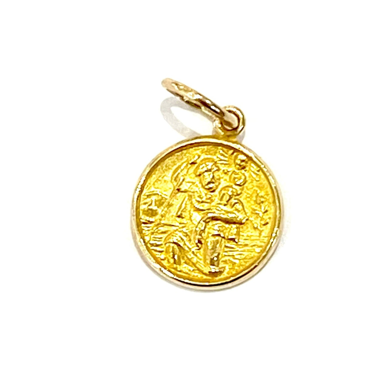 9ct Yellow Gold St Christopher Charm Pre Loved