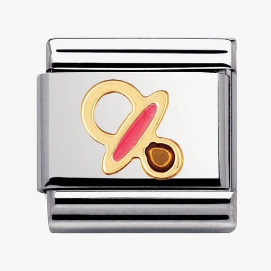 Nomination Classic 18K Gold and Enamel Dummy/Pacifier 0301208/41