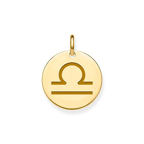 9ct Yellow Gold Zodiac Pendant