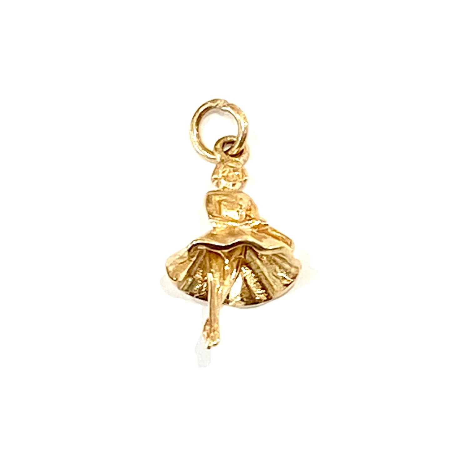 9ct Yellow Gold Ballerina Charm Pre Loved