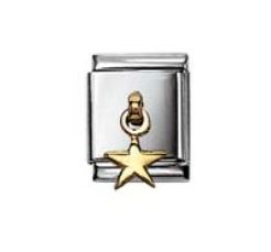 Nomination Big 18K Gold Star Pendant Charm 033109/07