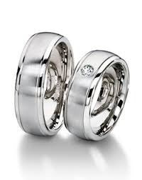 Furrer Jacot Gents 18ct White Gold 7mm Wedding Ring