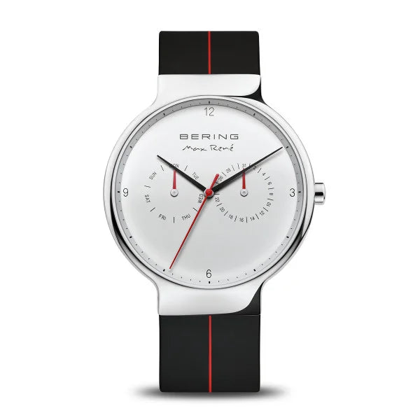 Bering Gents Stainless Steel Max Rene with Silicone strap watch 15542-404