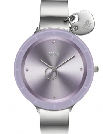 STORM Liana Stainless Steel Bracelet Watch with Lavender Dial