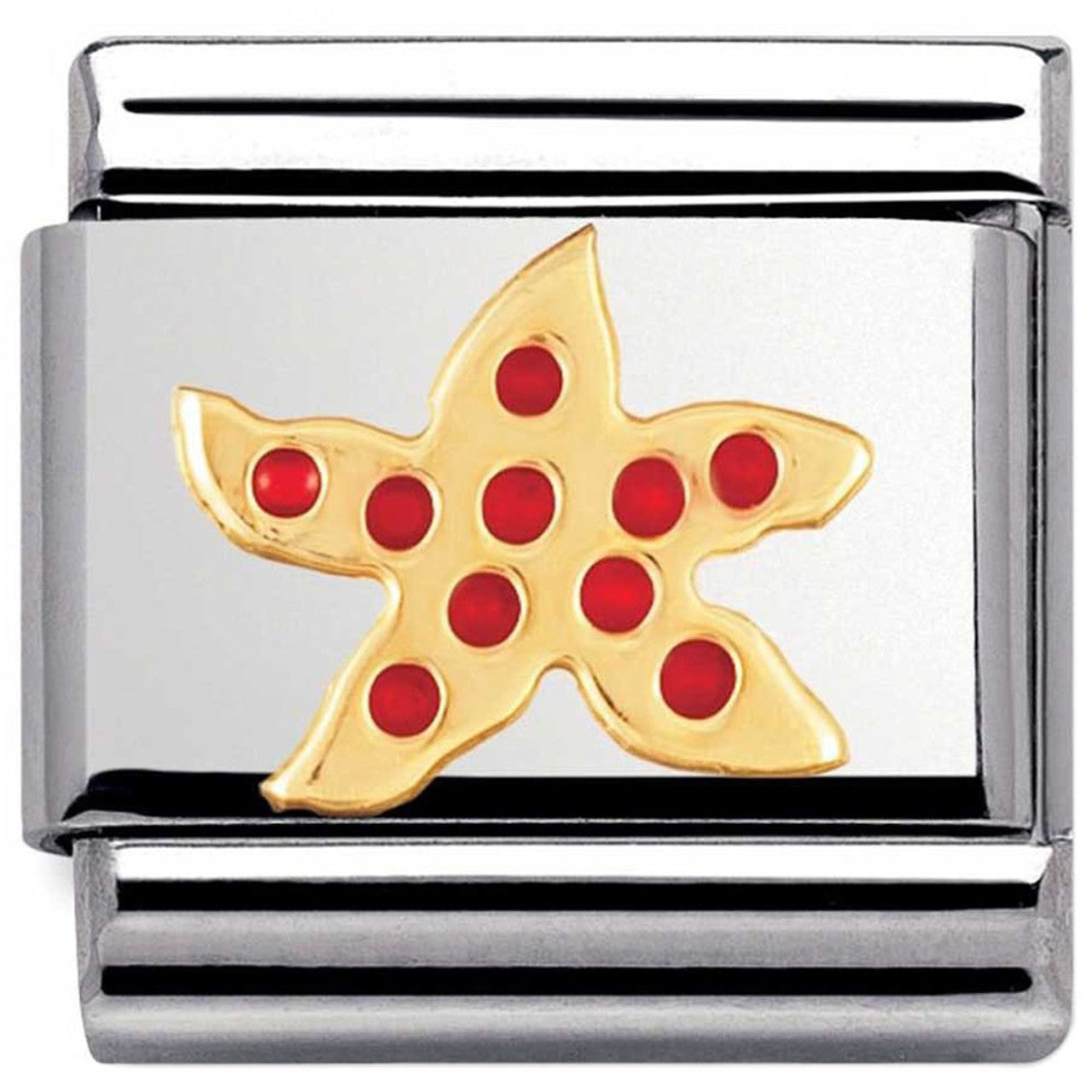 Nomination Classic 18K Gold and Enamel Animals of Earth Starfish Charm 030213/05