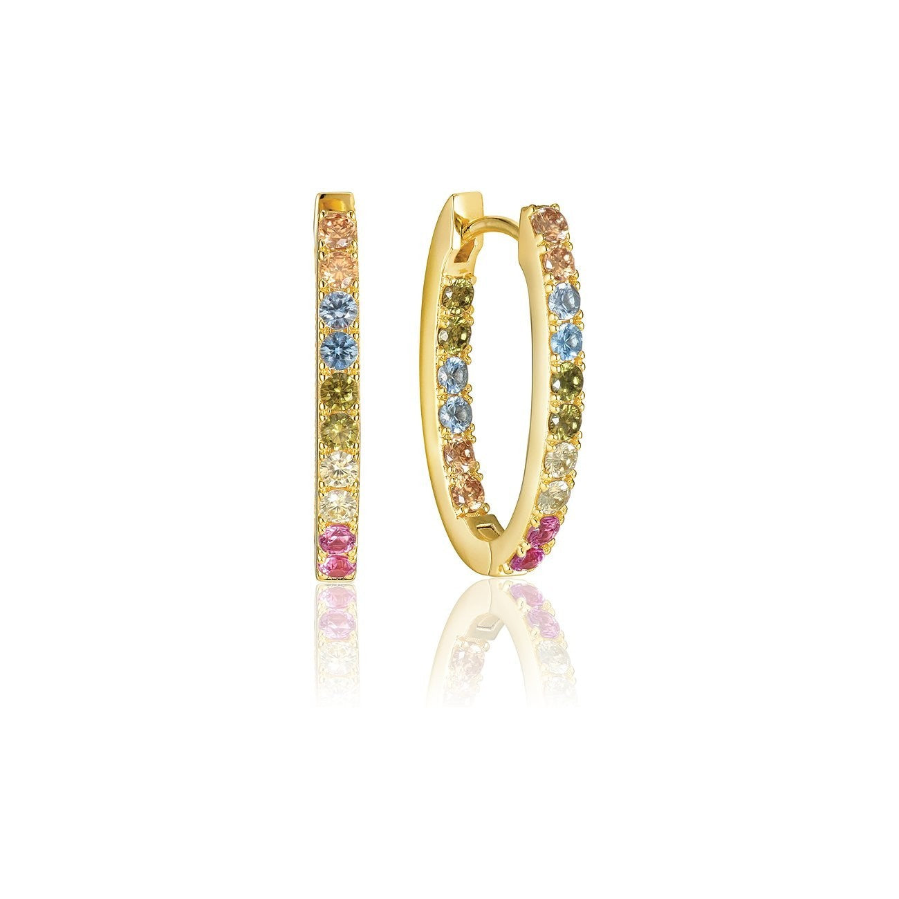 SJ-E2312-XCZ-YG SIF JAKOBS Ellisse Piccolo Earrings