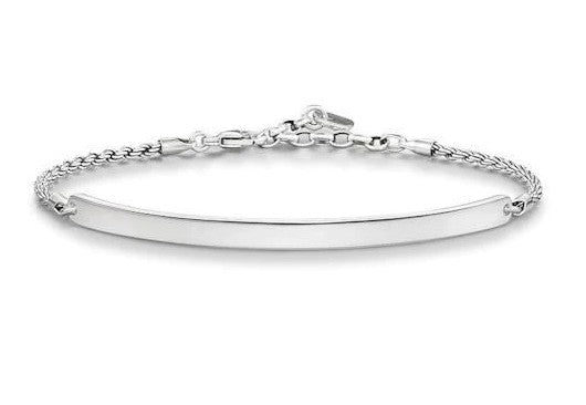 Thomas Sabo Sterling Silver 'Love Bridge' ID Bracelet