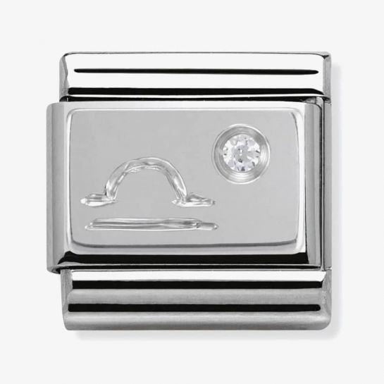 Nomination Classic Silvershine Zodiac Signs CZ Set Charm 330302