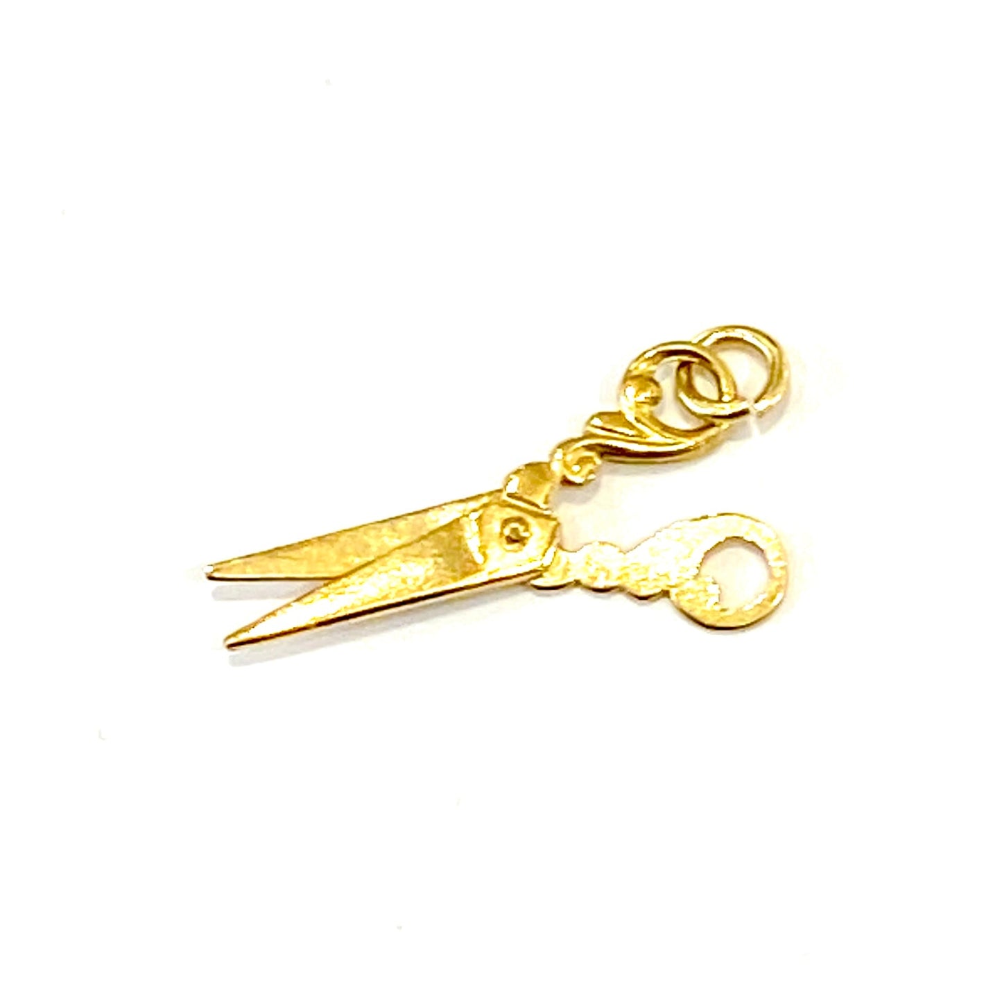 9ct Yellow Gold Scissors Charm Pre Loved