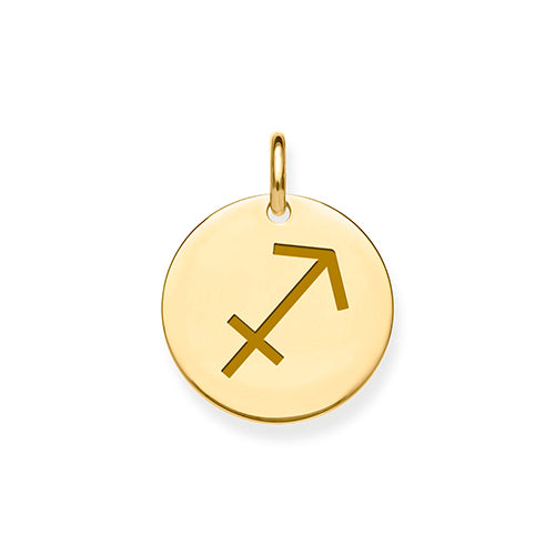 9ct Yellow Gold Zodiac Pendant