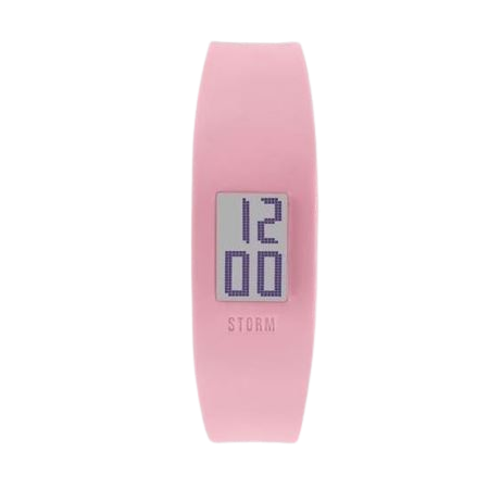 Storm Digital Watch on Pink Silicone strap