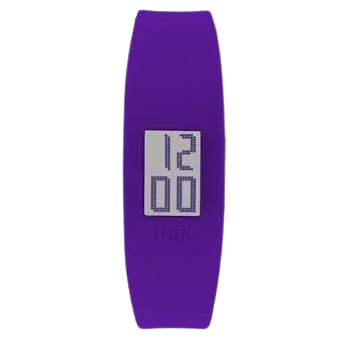 Storm Digital Watch on Purple Silicone strap