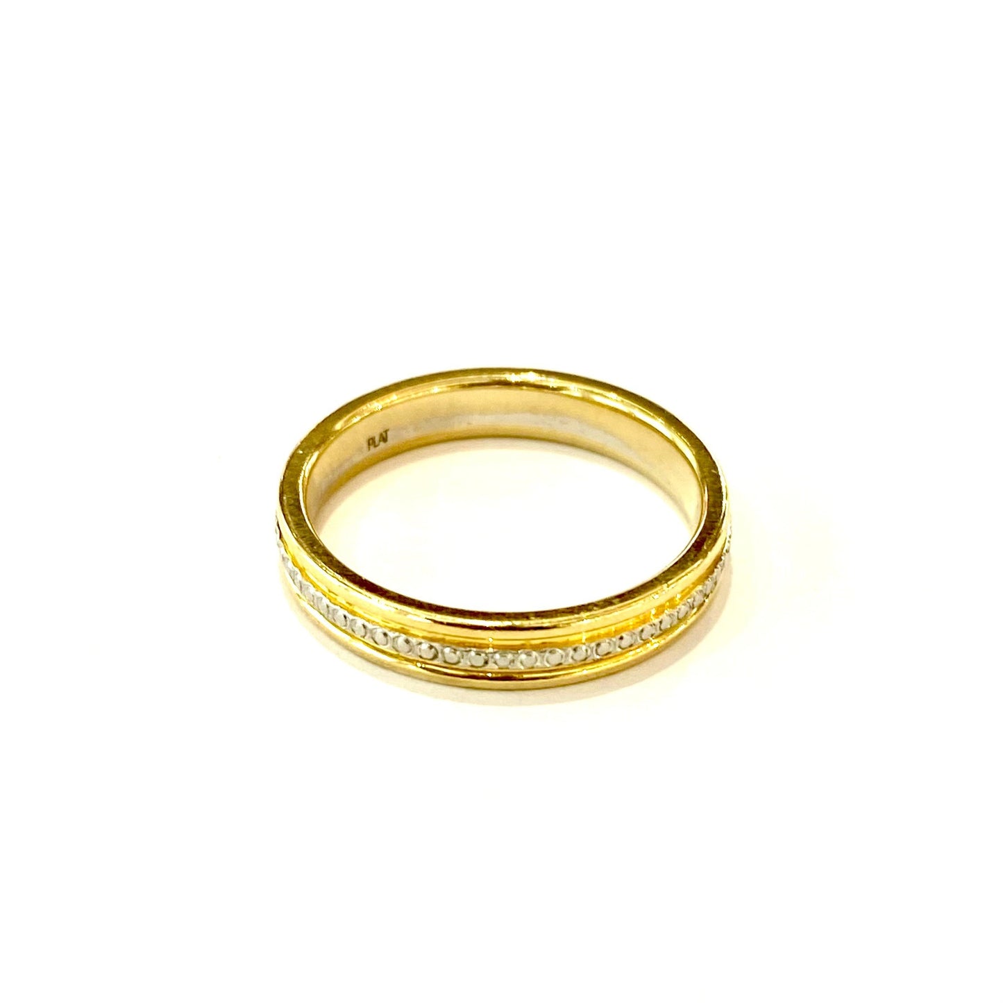 18ct 2-Tone Wedding Ring Pre Loved