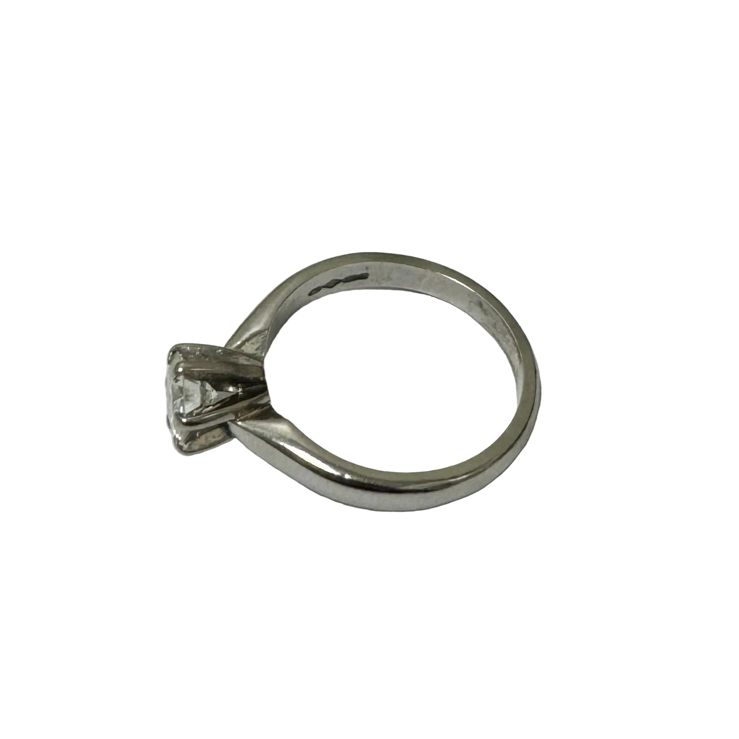 Platinum & Diamond Solitaire Ring - Pre-Loved