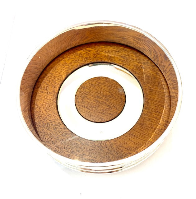 Silver hallmarked 5" Bottle Coaster